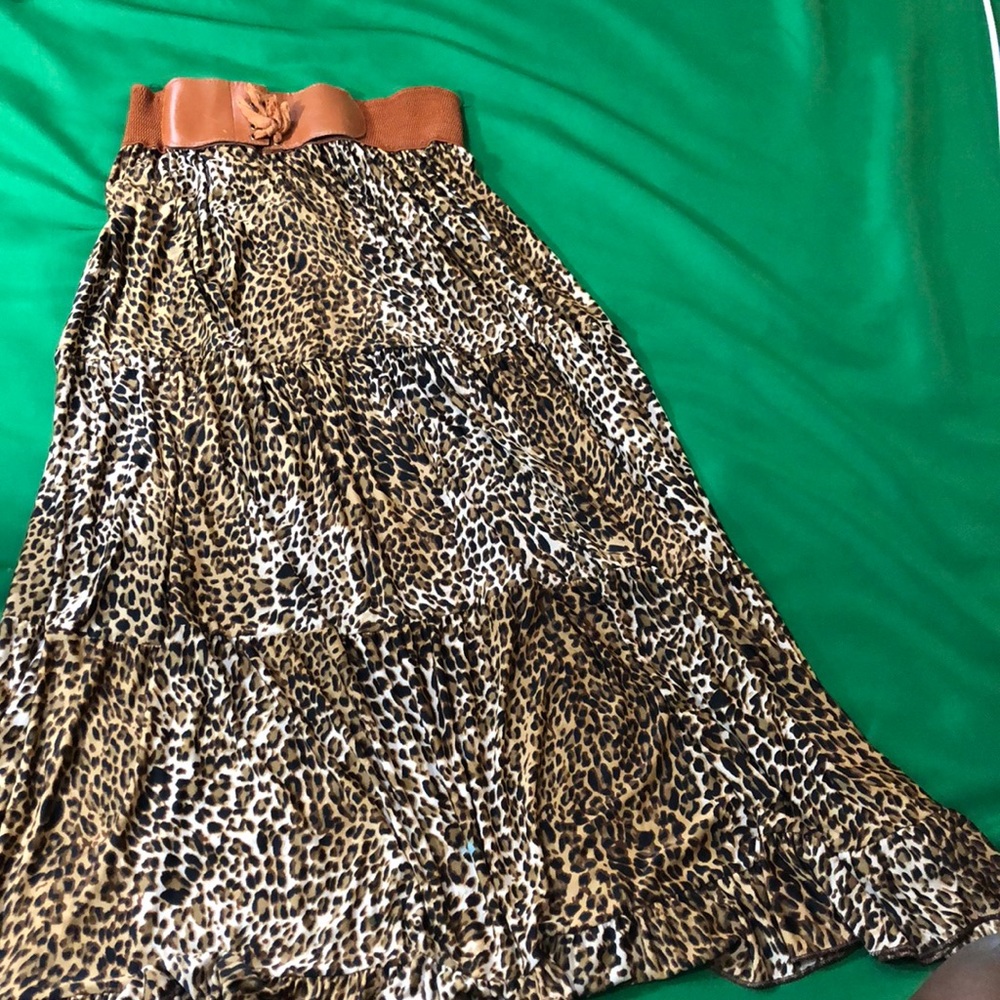 Cheetah print Skirt By Magic
